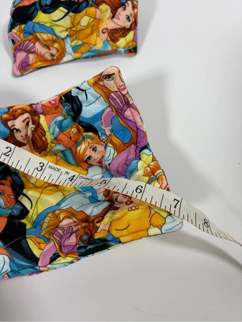 Unbranded Multicolor Princess Print Fabric Bowl Cozy - Pack of 2